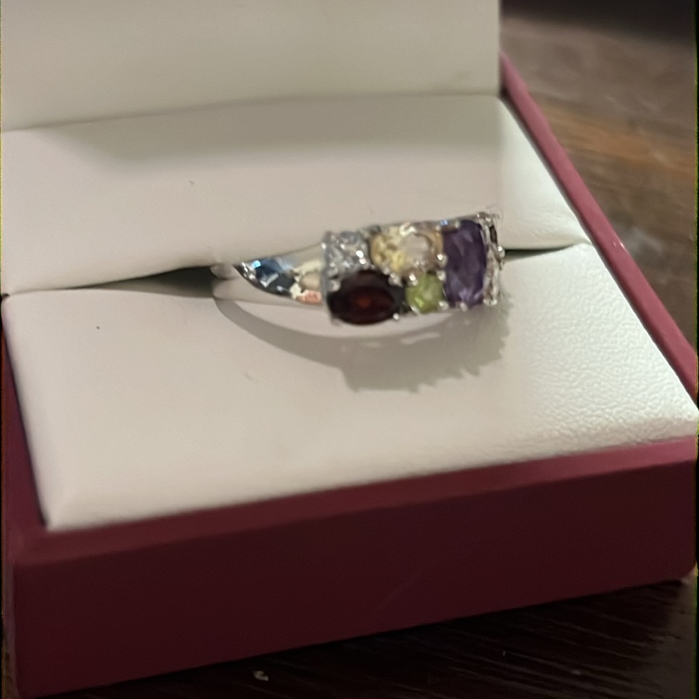 925 Multi Stone Ring - image 2